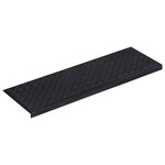 vidaXL Marches d'escalier 5 Pièces 25x75 cm caoutchouc