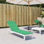 vidaXL Coussin de chaise de terrasse vert (75+105)x50x4 cm