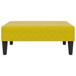 vidaXL Ensemble de canapés 2 Pièces jaune velours
