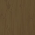 vidaXL Salon de jardin 2 Pièces avec coussins marron miel bois massif