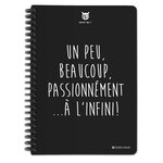 Carnet effaçable réutilisable A5 Un peu beaucoup + stylo