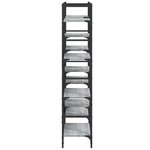 vidaXL Bibliothèque sonoma gris 160x28 5x136 5 cm bois d'ingénierie