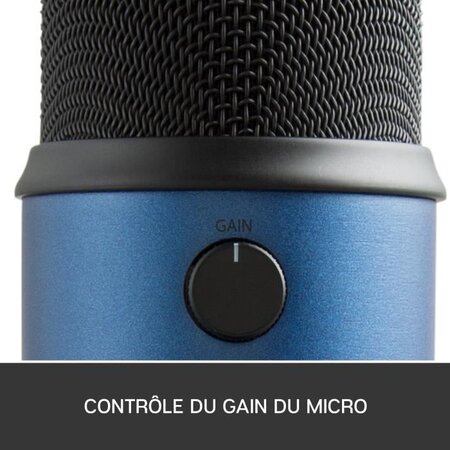 Blue Microphones Yeti, Micro USB Pour Enregistrer, Streaming