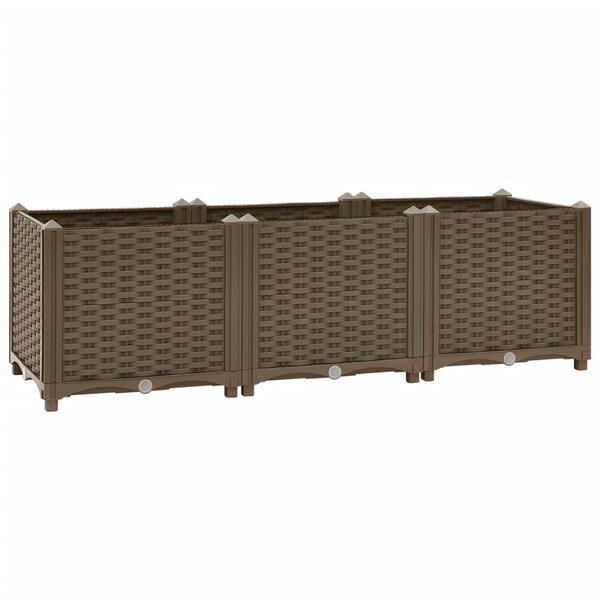 vidaXL Lit surélevé 120x40x38 cm Polypropylène
