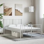 vidaXL Matelas en mousse blanc 120x210 cm 7 zones dureté 20 ILD