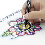 Marqueur Permanent MONO twin 0 8 et 0 4 mm Noir x 10 TOMBOW