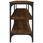 vidaXL Meuble TV chêne marron 160x30x50 cm bois d'ingénierie
