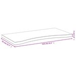 vidaXL Dessus de bureau 110x55x4 cm bambou