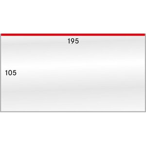 Gaines de protection 105 x 195 mm pour lettres grands formats.