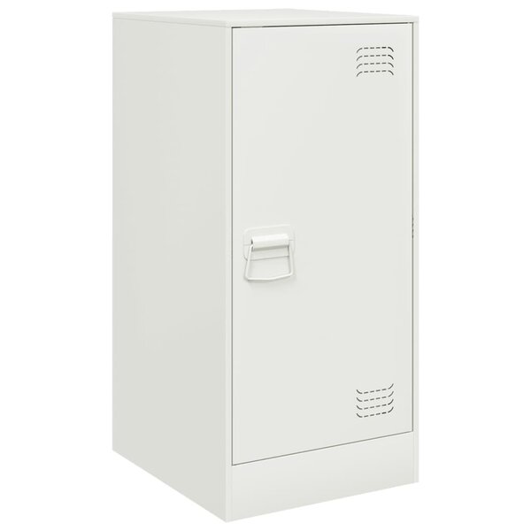 vidaXL Buffet blanc 34 5x39x73 cm acier
