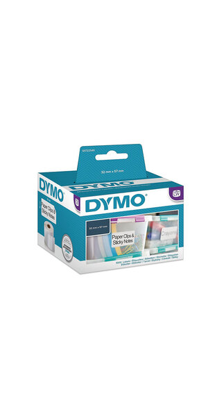 DYMO LabelWriter Boite de 1 rouleau de 1000 étiquettes Multi-usages (Adhésif semi permanent) 57mm x 32mm