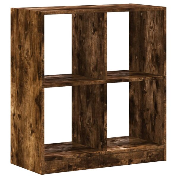 vidaXL Bibliothèque chêne fumé 68 5x32x75 cm bois d'ingénierie