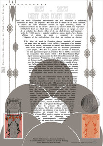 Document philatélique - 100 ans d'Art Déco