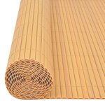 Vidaxl clôture de jardin double face pvc 150 x 300 cm jaune