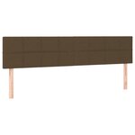 vidaXL Sommier à lattes de lit avec matelas Marron foncé 200x200 cm