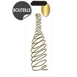 Sac cadeau bouteille blanche lasso - draeger paris