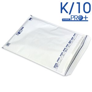 Lot de 1000 enveloppes à bulles pro+ blanches k/10 format 340x470 mm