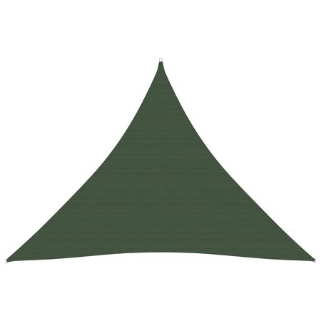 vidaXL Voile d'ombrage 160 g/m² Vert foncé 5x5x5 m PEHD