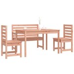 vidaXL Ensemble à manger de jardin 4 Pièces bois massif Douglas