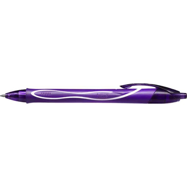 Stylo à encre gel gelocity quick dry  violet bic