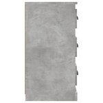 vidaXL Buffet gris béton 70x35 5x67 5 cm bois d'ingénierie