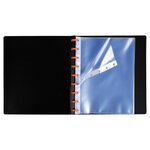 Protège-documents À Anneaux Avec Pochettes Détachables - 60 Vues Exactive - A5 - Noir - Exacompta