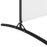 vidaXL Cloison de séparation 4 panneaux Blanc 698x180 cm Tissu