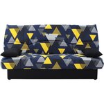 Clic clac 3 places -Canyon Bleu - Couchage 125 x 190 cm - 190 x 92 x 96 cm