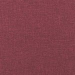 vidaXL Ensemble de canapés 3 Pièces rouge bordeaux tissu