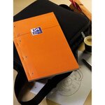 OXFORD Bloc-Notes - 29,7 cm x 23 cm x 0,9 cm - 160 pages - 80g - Orange