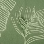 vidaXL Coussins de chaise lot de 4 motif de feuilles 40x40x3 cm tissu