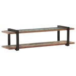 vidaXL Meuble TV 160x40x40 cm Bois de récupération massif