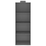 vidaXL Étagères suspendues de rangement 2 Pièces 4 niveaux Tissu