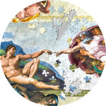 Pièce de monnaie en Argent 20 Dollars g 155.5 (5 oz) Millésime 2023 Micropuzzle Treasures CREATION OF ADAM