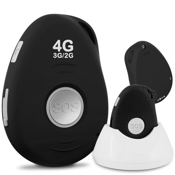 Le basic sympa 4G noir, téléphone portable senior SOS avec GPS. Débloqué