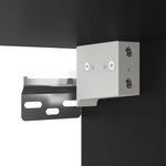 vidaXL Meuble TV mural Noir 57x34 5x40 cm
