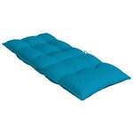 vidaXL Coussins de chaise à dossier haut lot de 6 bleu clair