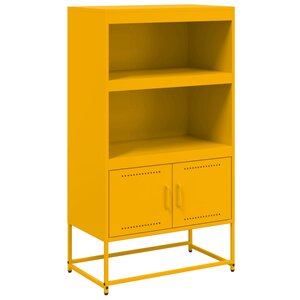 vidaXL Buffet haut blanc 68 5x38 5x107 cm acier