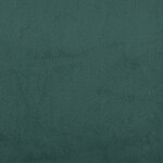 vidaXL Lit de jour avec matelas vert foncé 100x200 cm velours