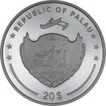 Pièce de monnaie en Argent 20 Dollars g 93.3 (3 oz) Millésime 2024 OUT OF THE DARK