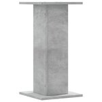 vidaXL Supports pour plantes 2 Pièces gris béton bois d'ingénierie