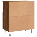 vidaXL Buffets 3 Pièces Chêne marron Bois d'ingénierie