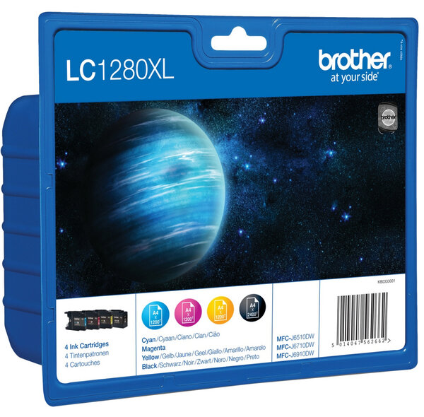 Patrone Brother LC-1280XLVALBPDR Multipack (cy  mg  vous  sw