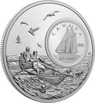 Pièce de monnaie en Argent 10 cent g 155.5 (5 oz) Millésime 2022 Bigger Picture BLUENOSE