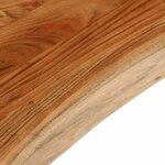 vidaXL Dessus de table 140x40x3 8 cm rectangulaire bois massif acacia