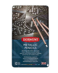 Crayon Derwent Metallic 12 pièces