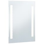 vidaXL Miroir mural à LED pour salle de bains 60x100 cm