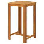 vidaXL Ensemble de bar de jardin 3 Pièces Bois d'acacia solide