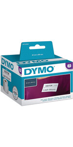 DYMO LabelWriter Boite de 1 rouleau de 300 petite étiquettes pour Badge (Adhésif semi permanent) 41mm x 89mm
