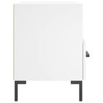 vidaXL Table de chevet blanc 40x35x47 5 cm bois d’ingénierie